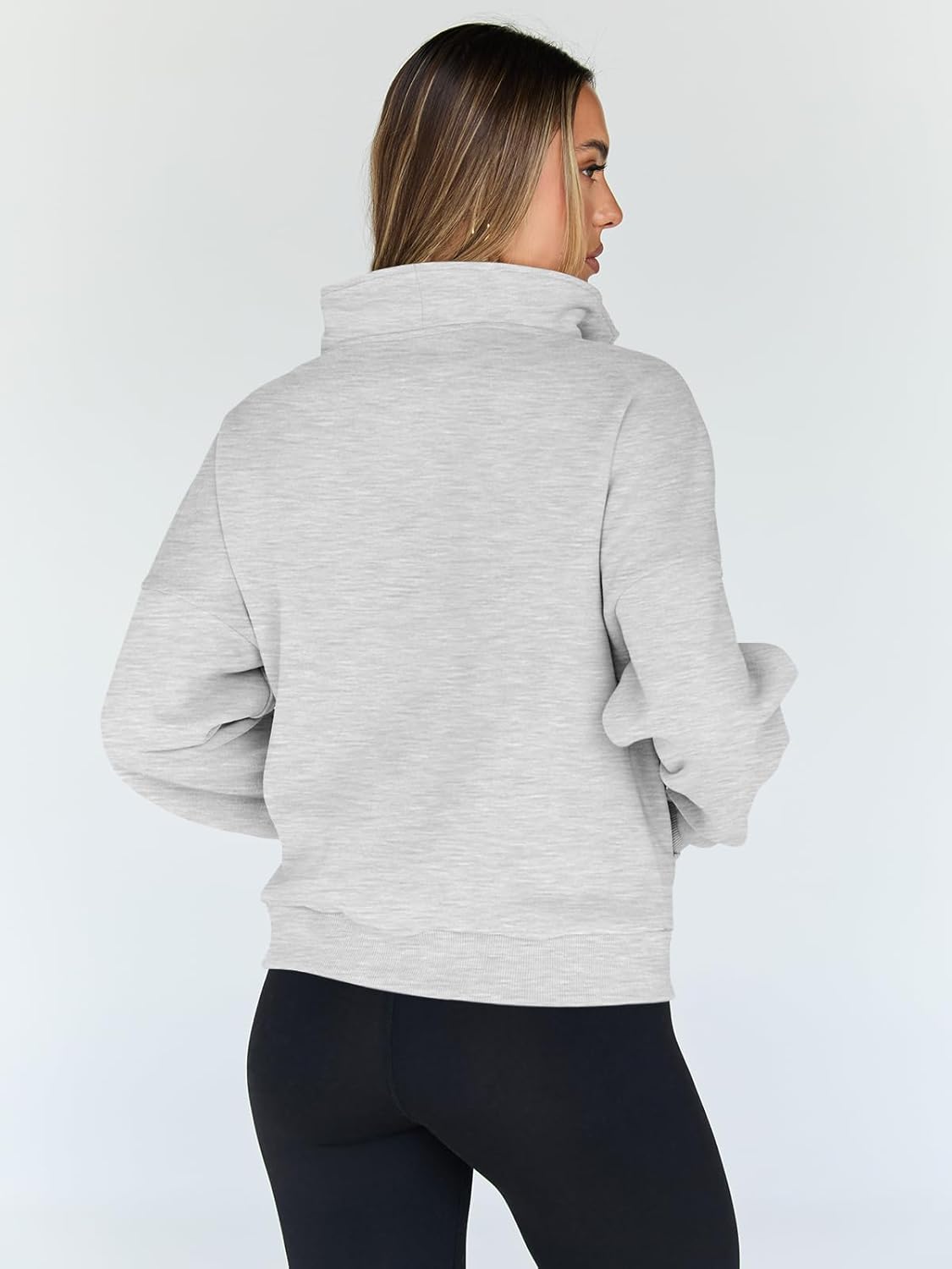 Trendy Queen Womens Sweatshirts Quarter Half Zip Pullover Workout Hoodies Fall Fashion 2026 Winter Fleece Jackets Sweaters