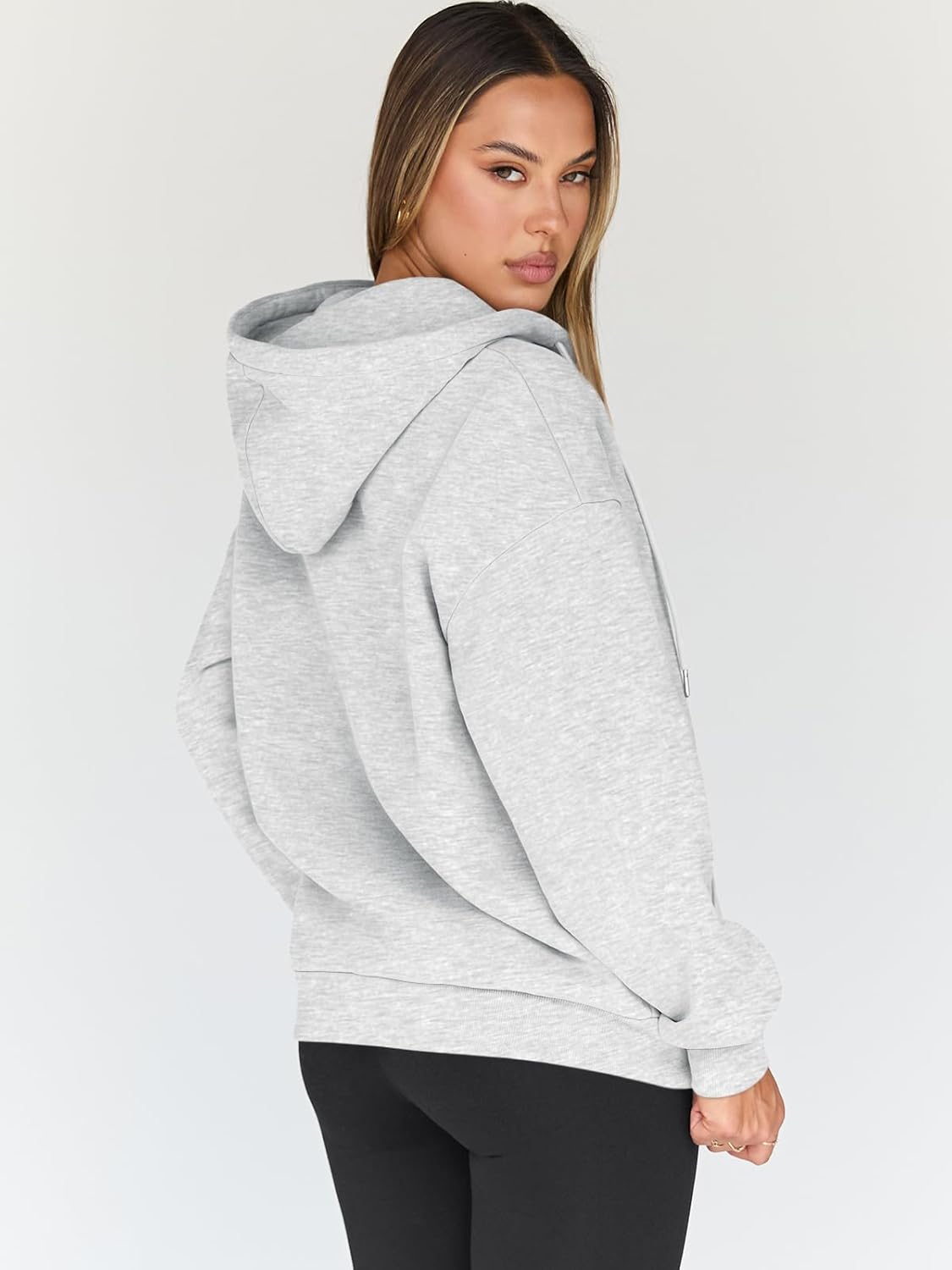 Trendy Queen Womens Zip Up Hoodies 2026 Oversized Sweatshirt