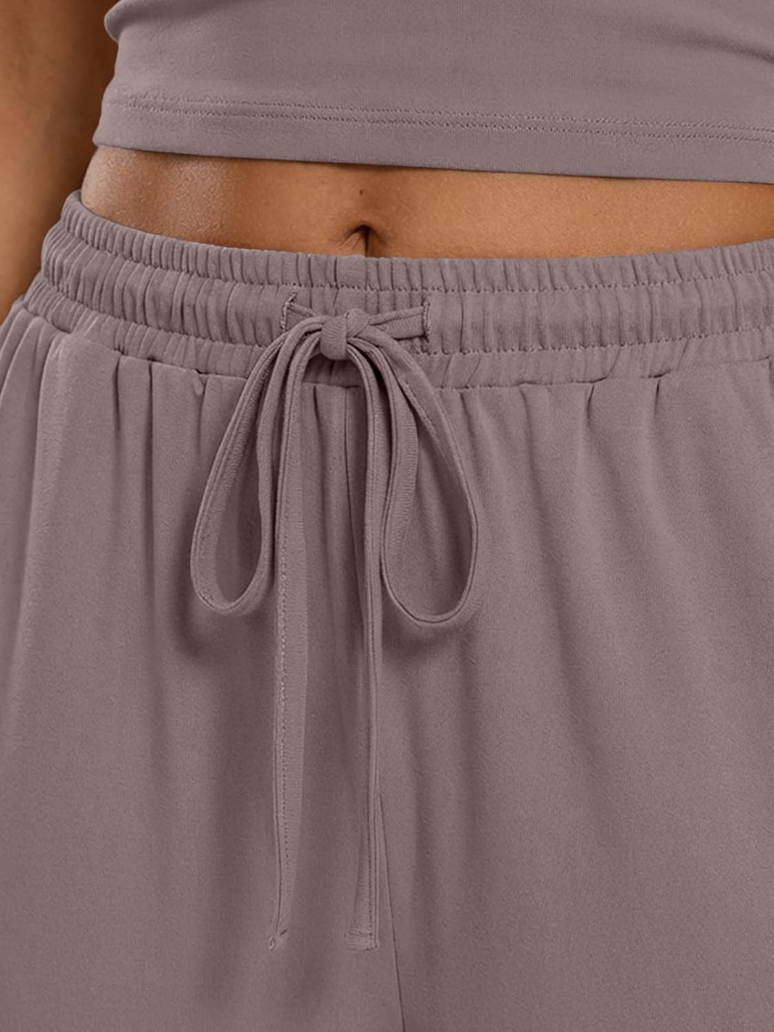 Trendy Queen Women's 2 Piece Lounge Set Spring Outfits - Camisole Top & Wide Leg Pants